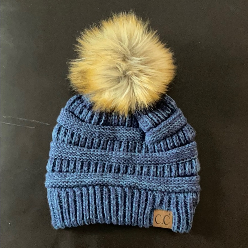 CC winter hat with pom pom